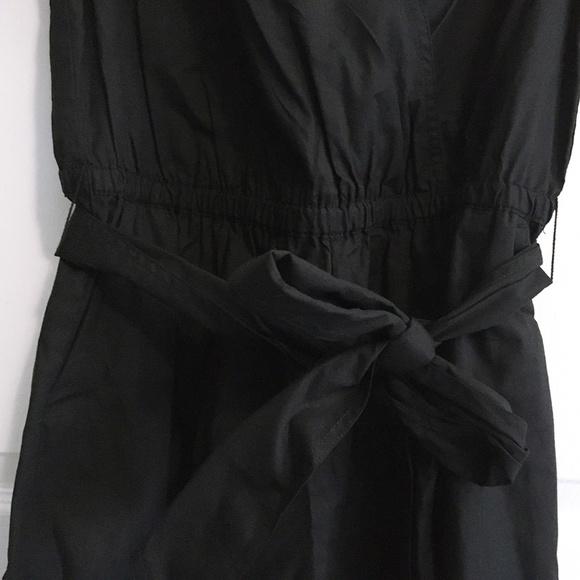 NWT J Crew Black Ruffle Stretch Cotton Poplin Jumpsuit - 4T - Picture 5 of 9